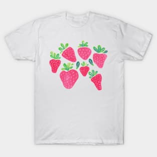 Watercolor Strawberries T-Shirt